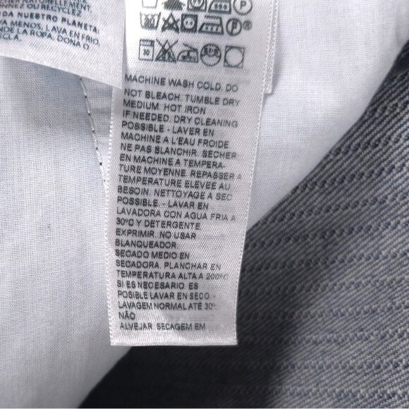 NWT LEVIS LOW PRO MID RISE RELAXED STRAIGHT Striped Jeans 32X30 - Picture 15 of 15